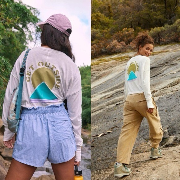 Free People Movement Victory Lap Graphic LS Tee - Picture 8 of 8